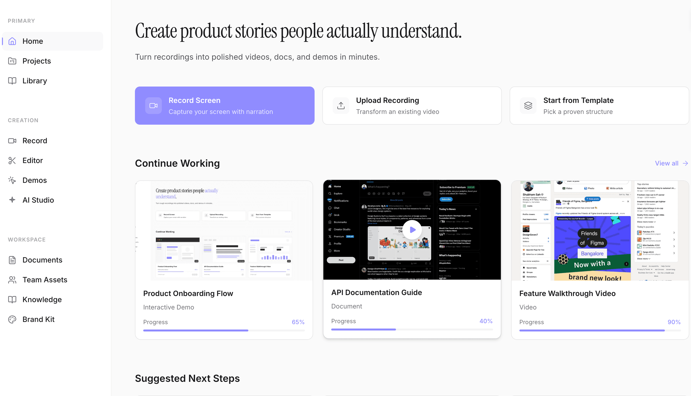 AI Video Documentation Platform